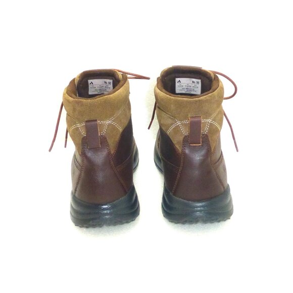 Anodyne brown no 90 trail worker boots leather zip up 12XW main image 5